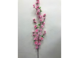 Цветок искусственный Яблоневый цвет 120см ветка №55.05