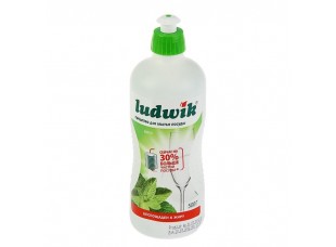 Средство для мытья посуды "Ludwik", зеленое яблочко, 1000 гр