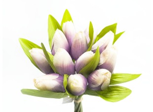 Цветок искусственный Тюльпан букет № 512