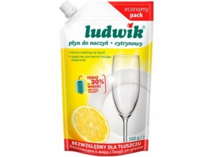 Средство для мытья посуды "Ludwik" лимон саше 500г.