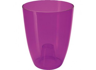 Кашпо пластмассовое Вулкано для орхидей фиолетовый 2495-T04