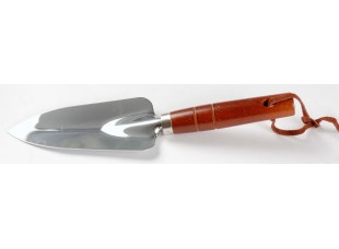 Лопатка посадочная металлическая с ручкой деревянной GR6910B