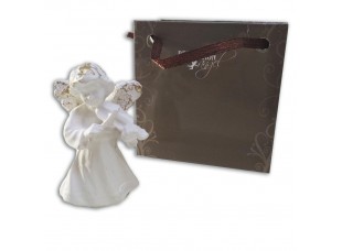 Фигурка керамич. Ангел в сумочке 4 см арт. DH8005670