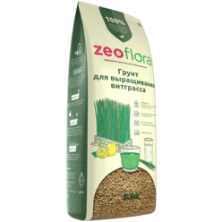 Влагорегулирующий грунт Zeoflora для выращивания ростков пшеницы Витаграсс 2,5л