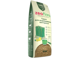 Влагорегулирующий грунт Zeoflora для выращивания ростков пшеницы Витаграсс 2,5л