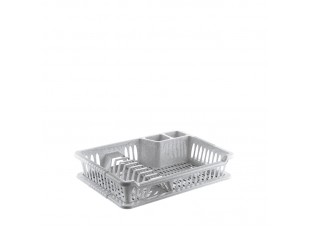 Сушилка для посуды пластмассовая с подставкой HOB041098