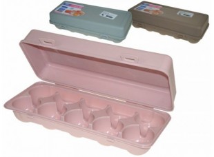 Емкость пластмассовая для яиц 26 х 11,5 см микс LUXL-404